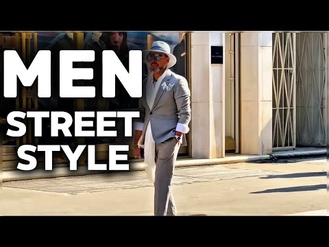 Classic Confidence: Italian Men Street Style & Real Men style #fashion #mensfashion 