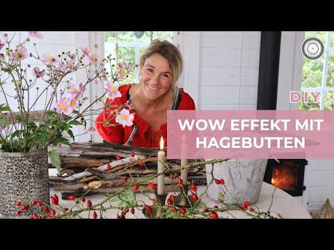 DIY - (Outdoor) Deko mit Hagebutten - einfach nachmachen