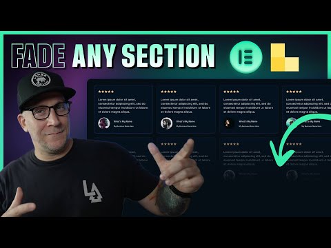 Fade Out Any Section Effect with Elementor & Bricks