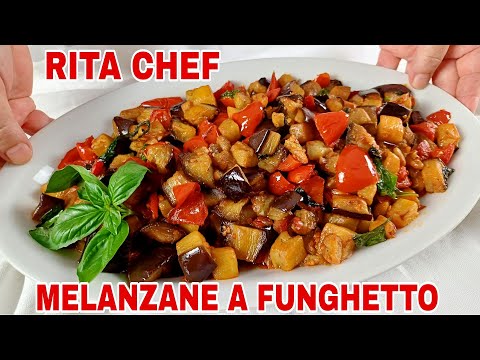 MELANZANE A FUNGHETTOđRITA CHEF | Senza friggere, gustose e super appetitose.