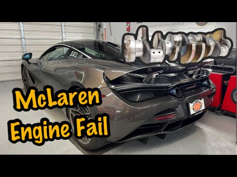 McLaren 720S engine failure due to high oil temperature