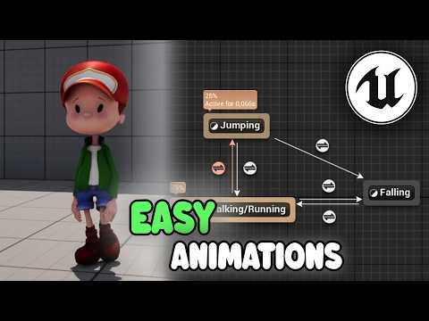 Set up ANIMATIONS for Beginners in Unreal Engine 5!