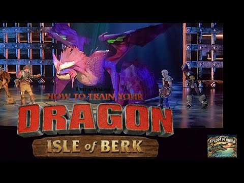 The Untrainable Dragon Show at Epic Universe! | Isle of Berk