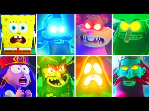 SpongeBob: Titans of the Tide - All Bosses + Cutscenes (No Damage)