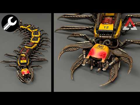 70 Joints, 1 Nightmare: Scratchbuilt Centipede Cryptid Deliroboros