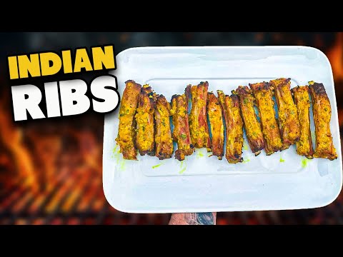 Indian Inspired Lamb Ribs by Schueys BBQ