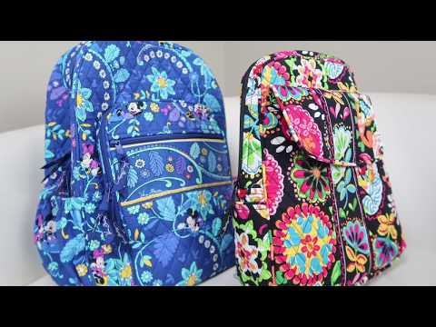 Ultimate Backpack in Mickey & Minnie inspired patterns | Bag review | Vera Bradley