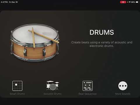 This is what making a song in GarageBand looks like