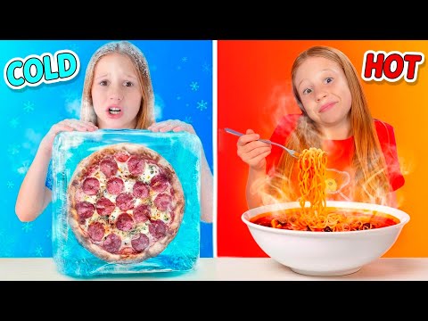 Nastya and the friendly competition Cold VS Hot