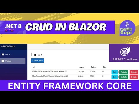 🖥️ Blazor CRUD Operations with SQL Server: Step-by-Step Guide | EF DB First