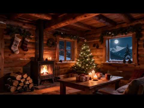 Soft Winter Night Atmosphere ❄️ Peaceful Christmas Sounds to Unwind
