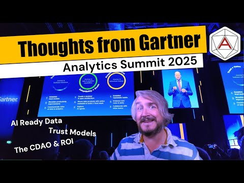 Thoughts from Gartner Analytics Summit 2025