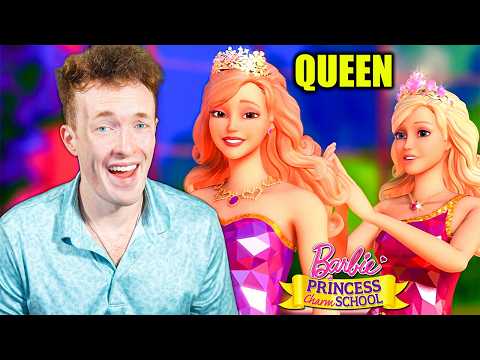 Grown Man Watches A BARBIE Movie (Princess Charm School)
