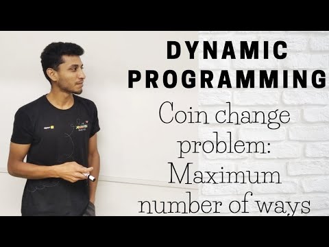 15  Coin change problem: Maximum number of ways