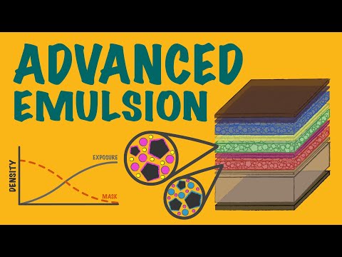 ADVANCED EMULSION: Silver Halide Crystals, Imaging Couplers, Orange Masks and Processing