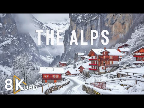 The Alps 8K Winter | Epic Views from the Heart of Europe – Switzerland, Italy & Germany