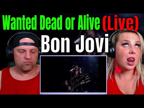 Reaction To Bon Jovi - Wanted Dead or Alive (Live Moscow) THE WOLF HUNTERZ REACTIONS