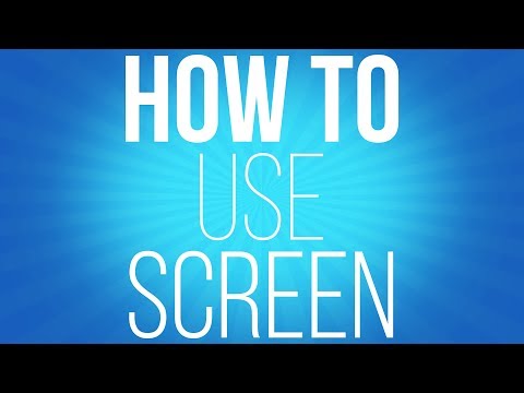 How to use GNU SCREEN - the Terminal Multiplexer - linux