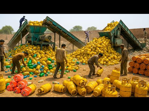 How incredible Refrigerant Gas Cylinders Turning into Millions of Traditional Ovens \Factory Process