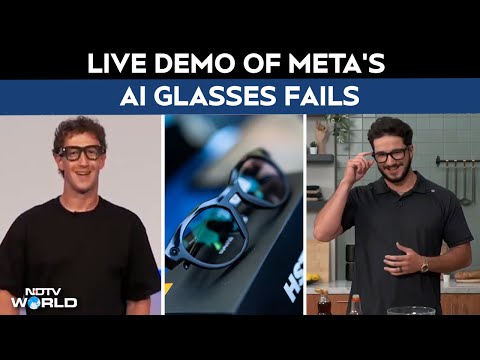 Meta AI Glasses | Zuckerberg’s Demo of Meta AI Glasses Fails on Stage - Video Surfaces