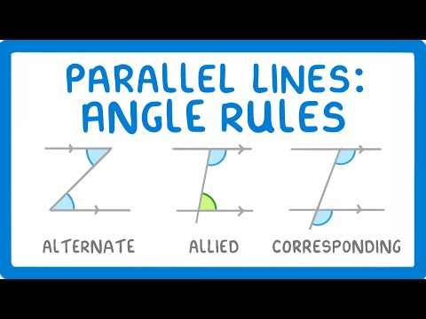 GCSE Maths - Alternate, Corresponding and Allied Angles - Parallel Lines Angle Rules (2026/27 exams)