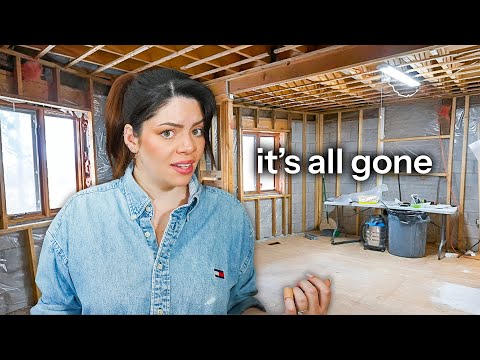 I demolished my WHOLE bedroom for this makeover (bedroom makeover pt 1)