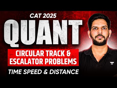 Master Circular Track & Escalator Problems in Time, Speed & Distance (Part 2) | Quant by Ravi Sir