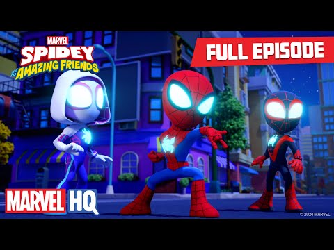 Electro's Gotta Glow / Black Cat Chaos | Spidey and His Amazing Friends | @disneyjr @MarvelHQ