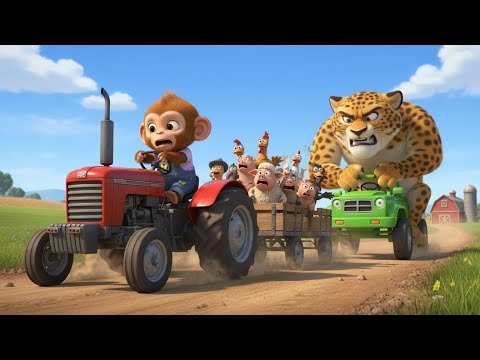 Monkey Cartoon Monkey and Clawhauser Donut Chaos