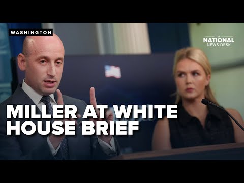 Deputy Chief of Staff at White House press briefing