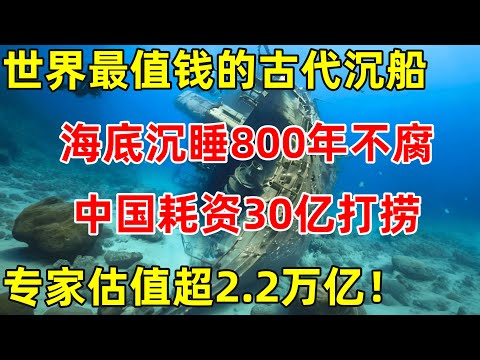 世界最值钱的沉船!南海一号考古现场,耗资30亿打捞,专家:价值超过2.2万亿【历史揭秘】#南海一号