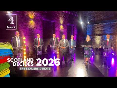 Scotland's major party leaders debate ahead of May elections