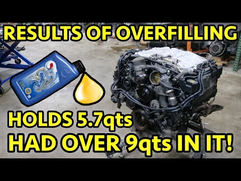 TOO MUCH OIL! Jaguar 3.0 Supercharged Engine RUINED! Insurance Fraud!?