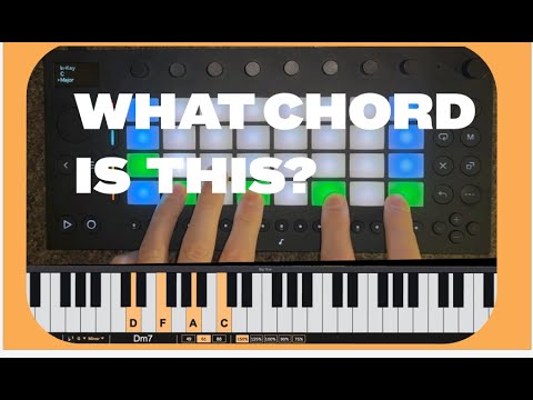 What notes and chords am I playing on Ableton Move?