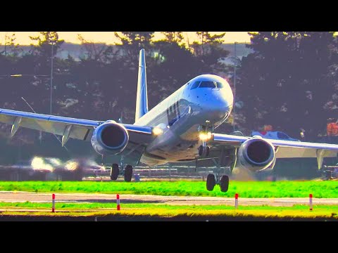 STEEP London CITY Airport Landings & Takeoffs from CLOSE UP! E190 ATR72 E175 Dash 8 & more! (2019)