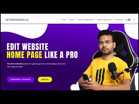 How to customize Website Home Page Like a Pro