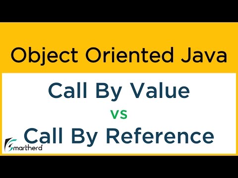 Java Call by Value vs Call by Reference. Object Oriented Java Tutorial: #12