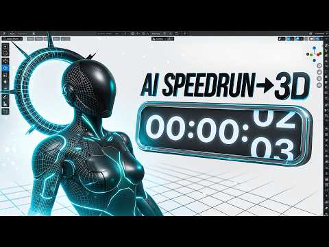 AI Speedrun: Ready 3D Character in 1 Hour (+ client reaction)