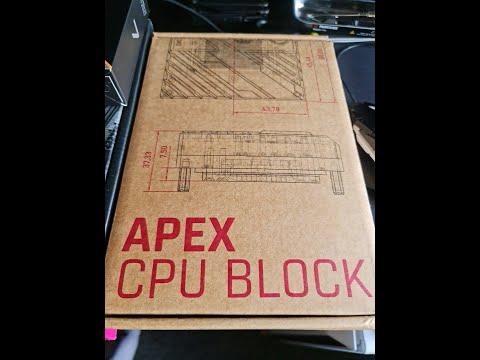 Alphacool Apex 1 AM5 CPU WATERBLOCK  unboxing and instalation