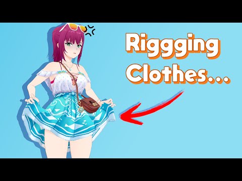 Rigging Clothing for my Indie Game Character | Update 10