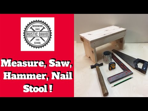 How To Make A Simple Wooden Stool