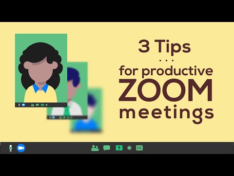 Zoom Tips: Make Your Meetings Better