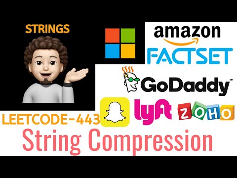 String Compression | Amazon | Snapchat | Microsoft |  Leetcode 443
