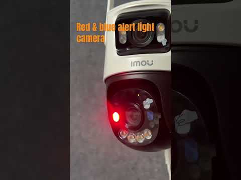 Imou 5+5 mp dual wifi camera red and blue strobe light"Imou Dual Lens WiFi Camera 🚨 Blue & Red