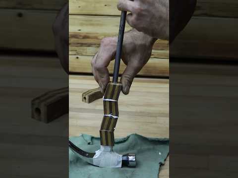 Watch Me Transform Old, Rusty Hammers Into Stunning Works Of Art! #wood #artist #artcraft #restore