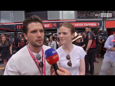 Kit Harington and Rose Leslie at the Grand Prix in Monaco in May 2022 | Video compilation 🏎