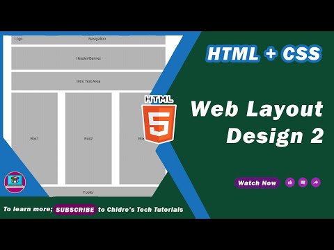How to create Website Page Layout in HTML CSS | using Float - Web Layout Design Tutorial 02 🚀