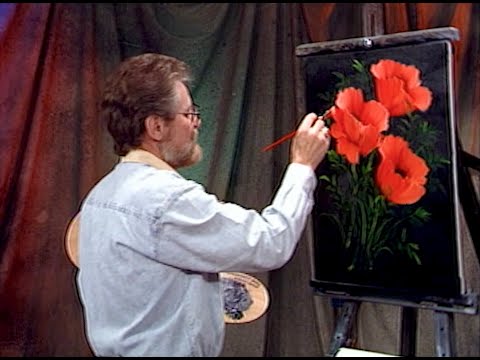 Oil Painting Lesson: How To Paint a Anemone Poppy with Lowell Speers