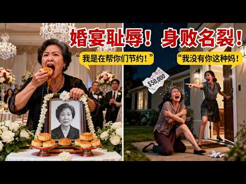 中國大媽團在洛杉磯百萬婚宴偷吃“逝者祭品”，還對賓客咆哮：“我們是在節約！” 策劃師一份“特殊賬單”，讓她們賠款五萬美金，被女兒踢出家門，身敗名裂！