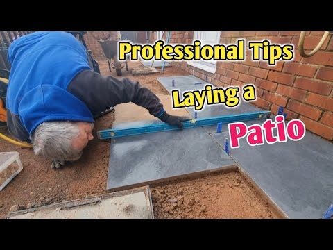 How to lay a patio professional tips